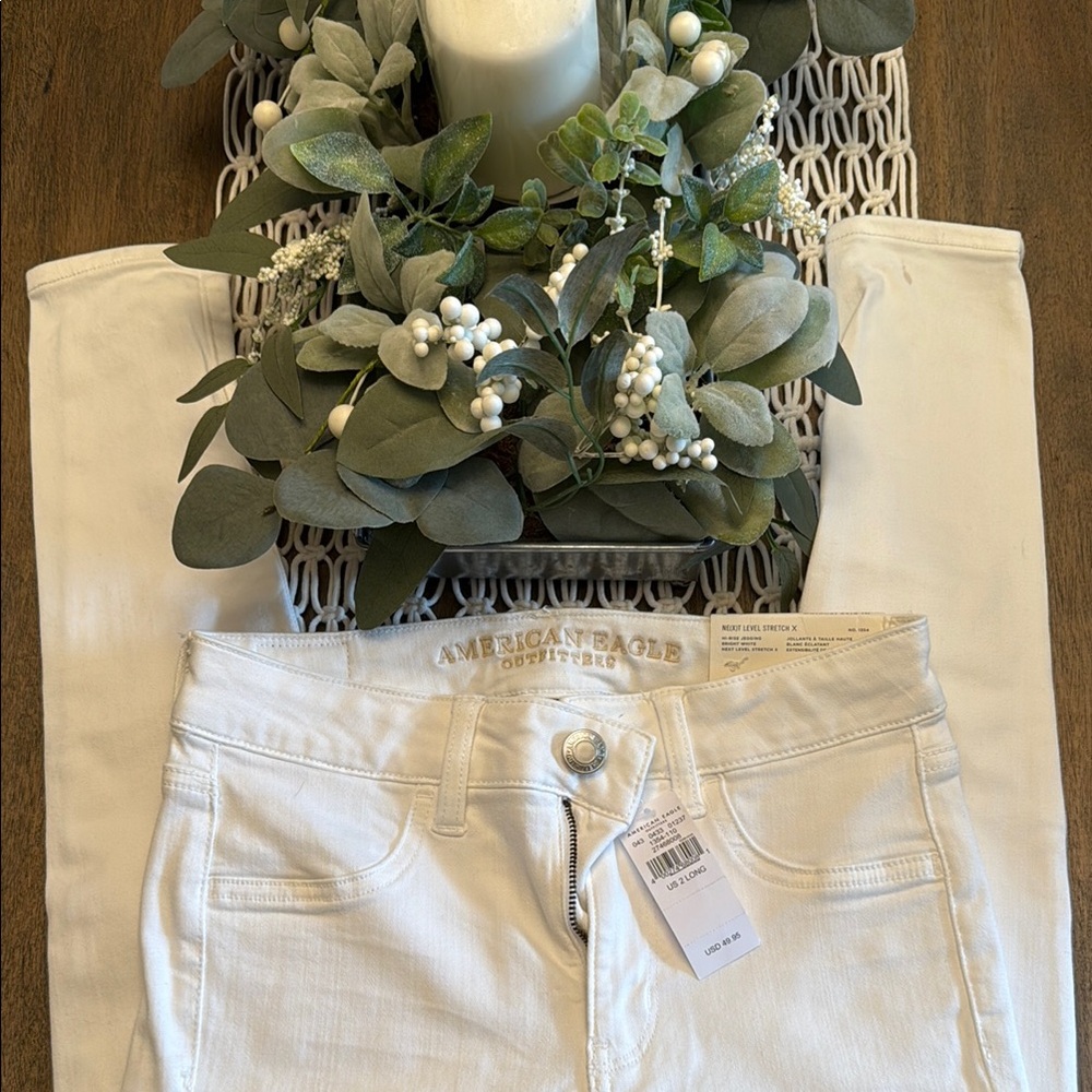 American Eagle Outfitters White Skinny Jeggings